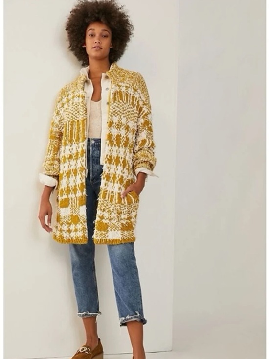 Anthropologie Sweaters - ANTHROPOLOGIE Shaina Sweater Coat fits up to a Large
